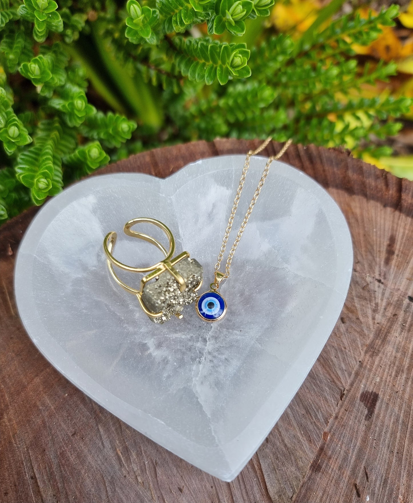 Selenite Heart Bowl