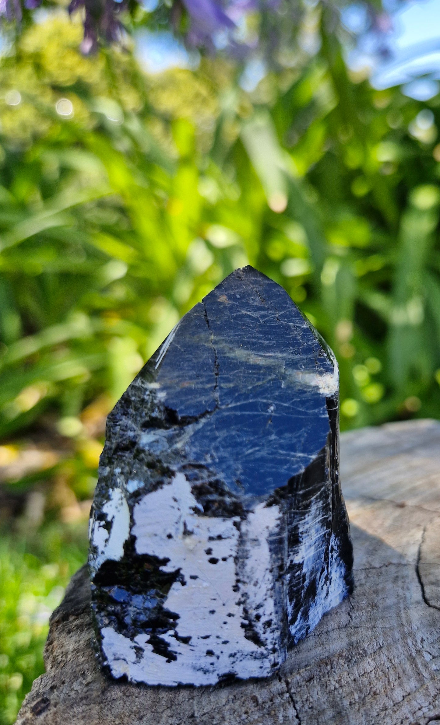 Black Tourmaline Raw Point #2