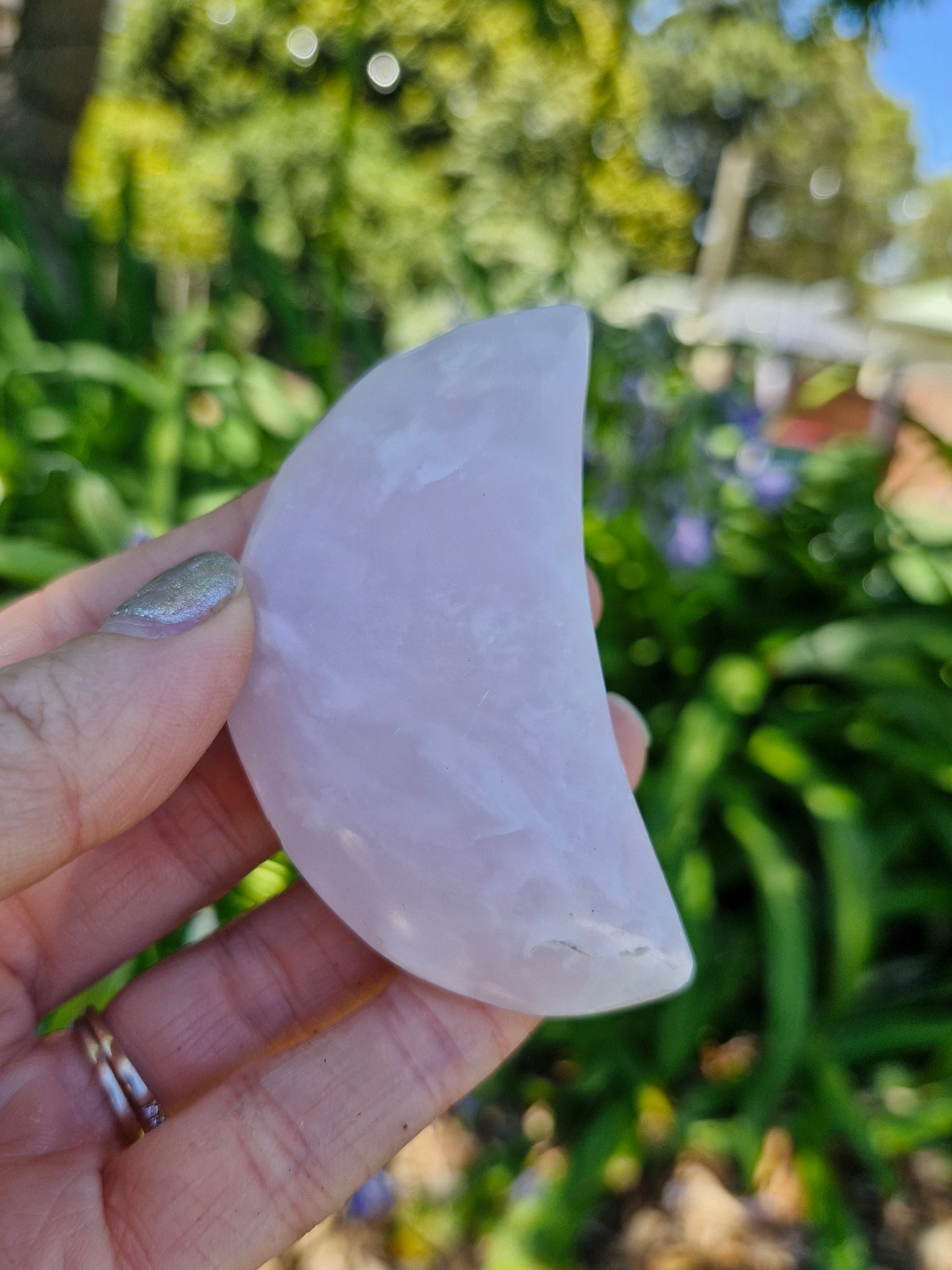Mangano Calcite Crescent Moon