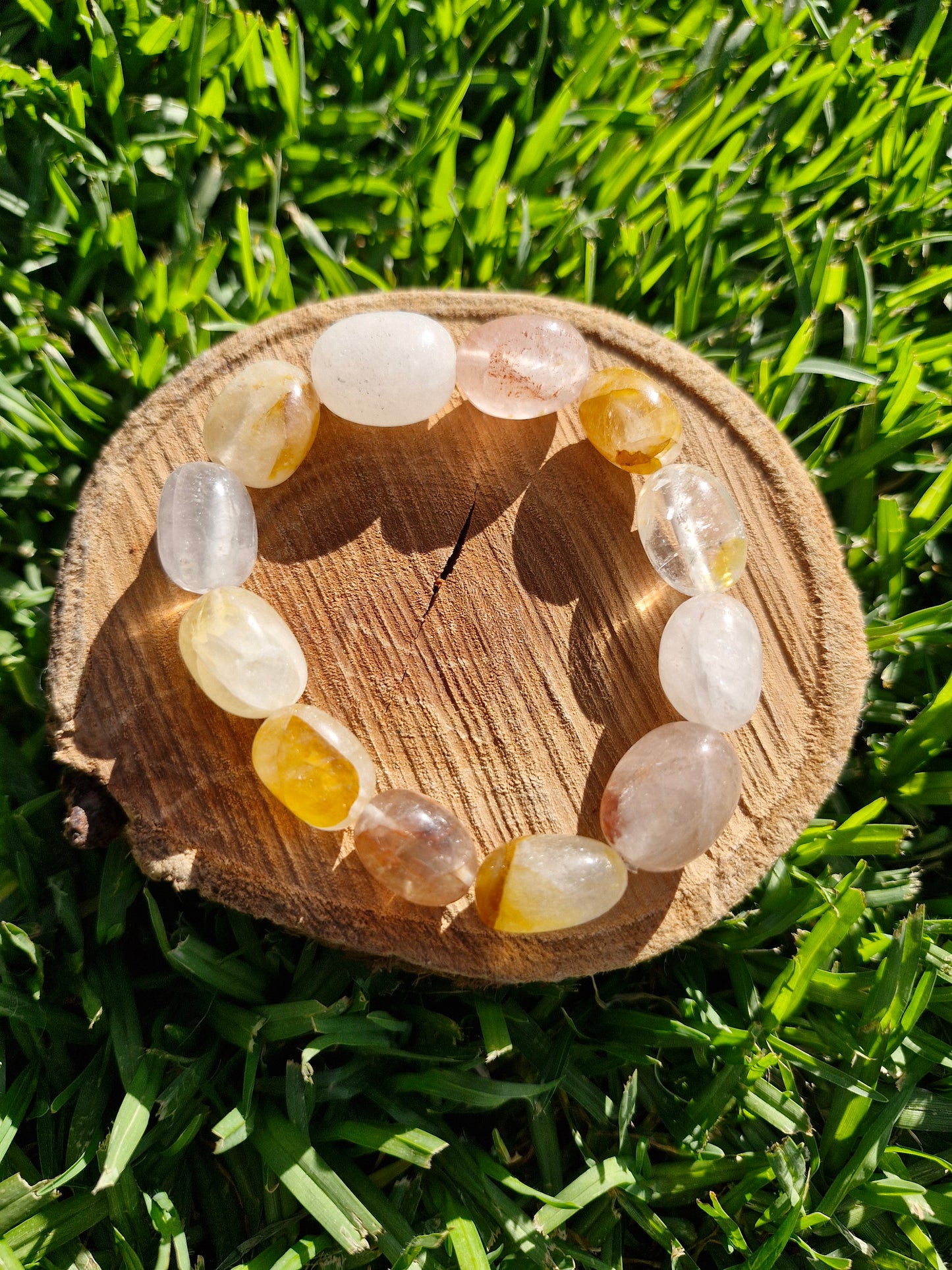 Golden Healer- Chunky Bracelet