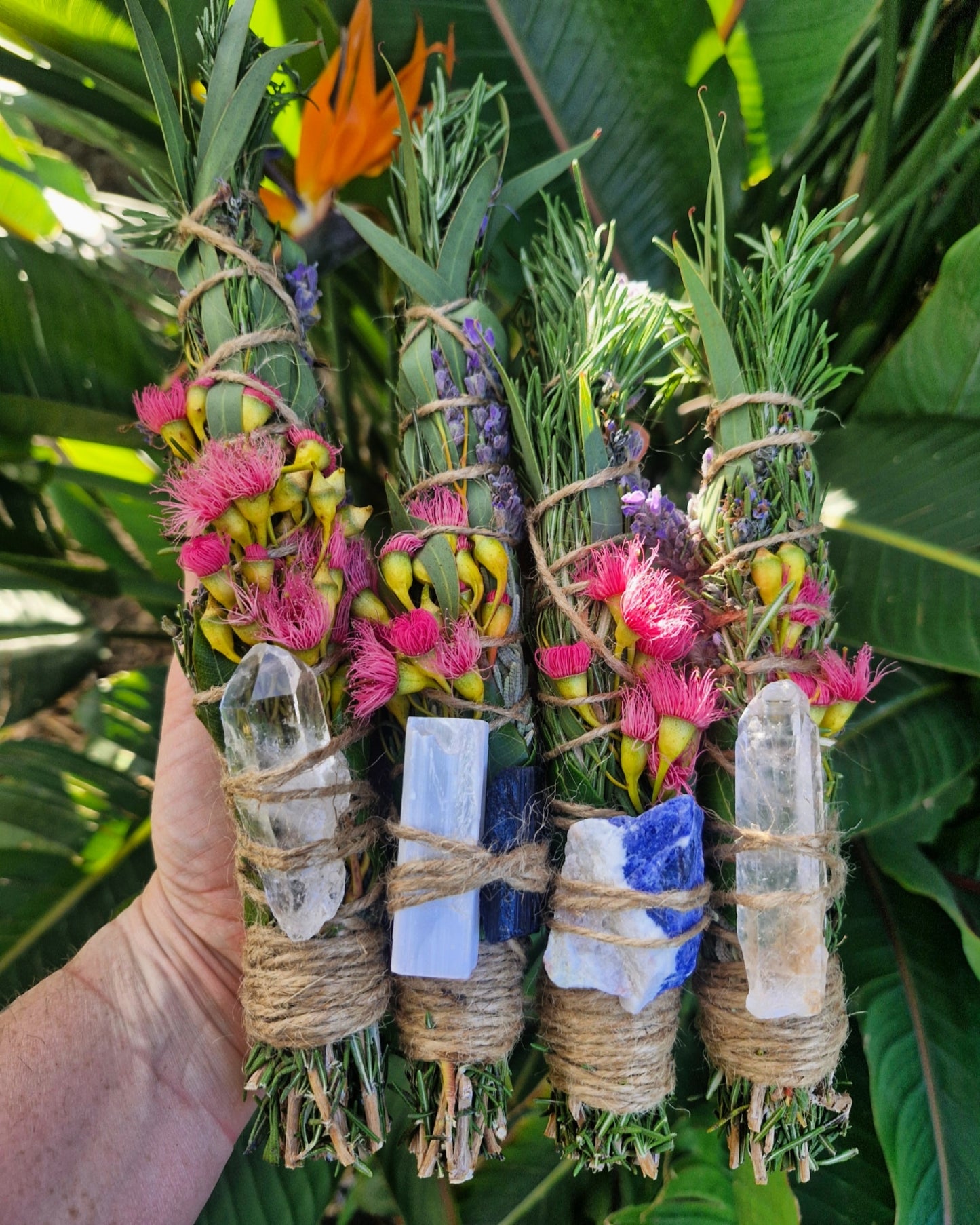 Crystal Smudge Sticks