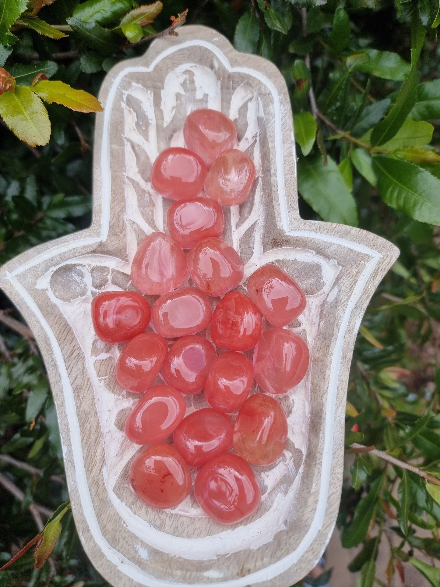 Strawberry Quartz Tumbles