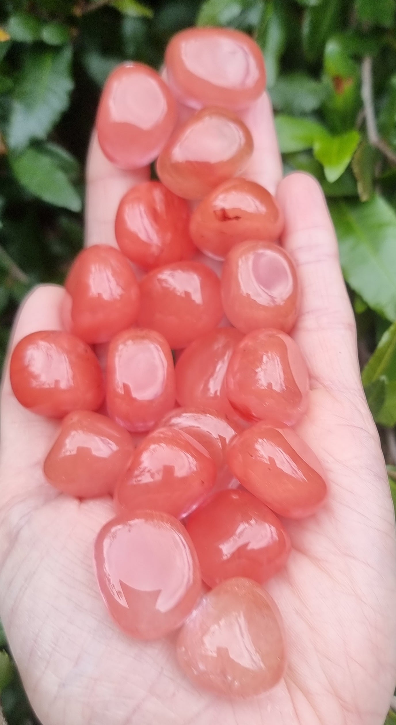 Strawberry Quartz Tumbles