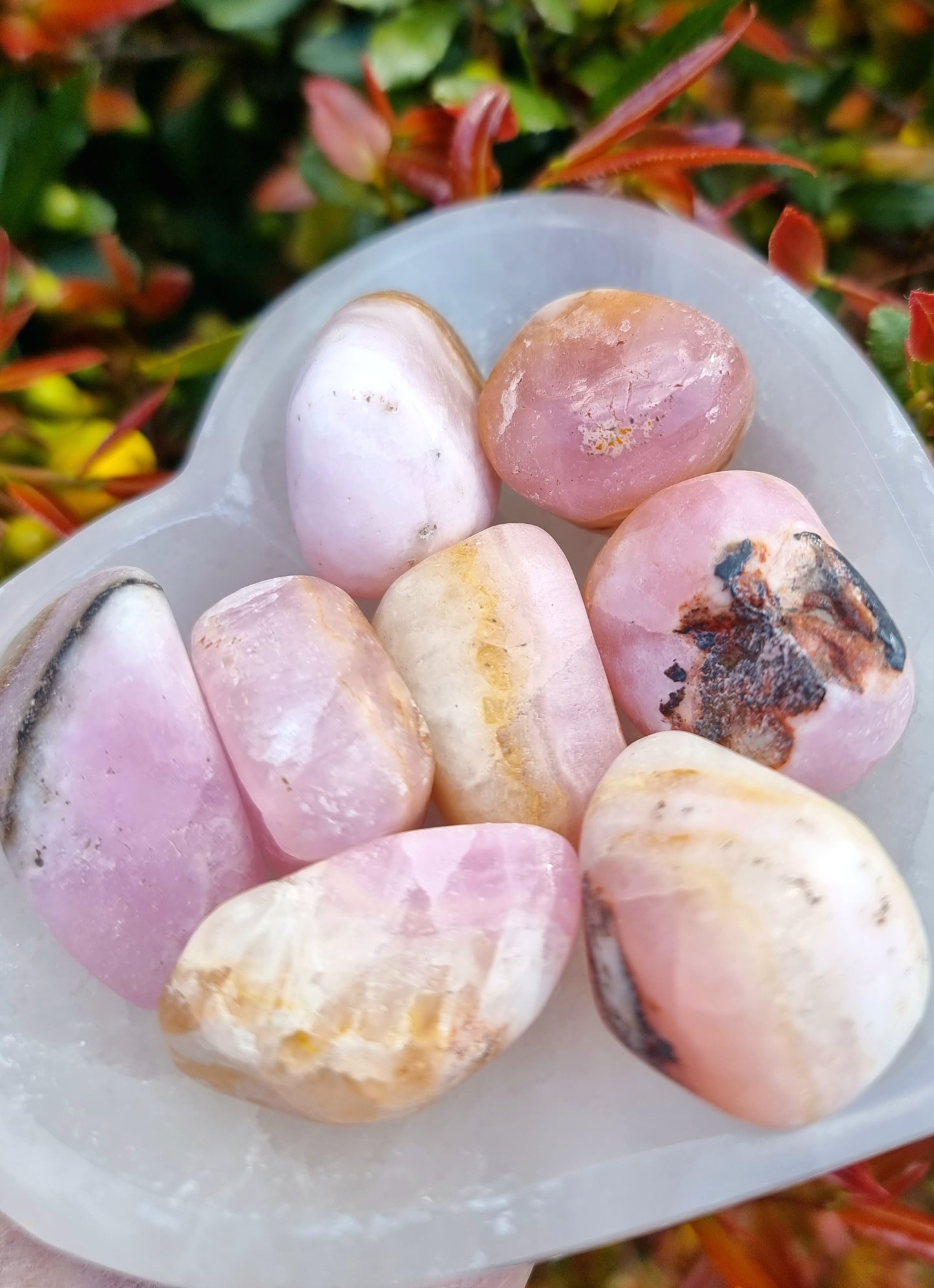 Pink Aragonite Tumble AA