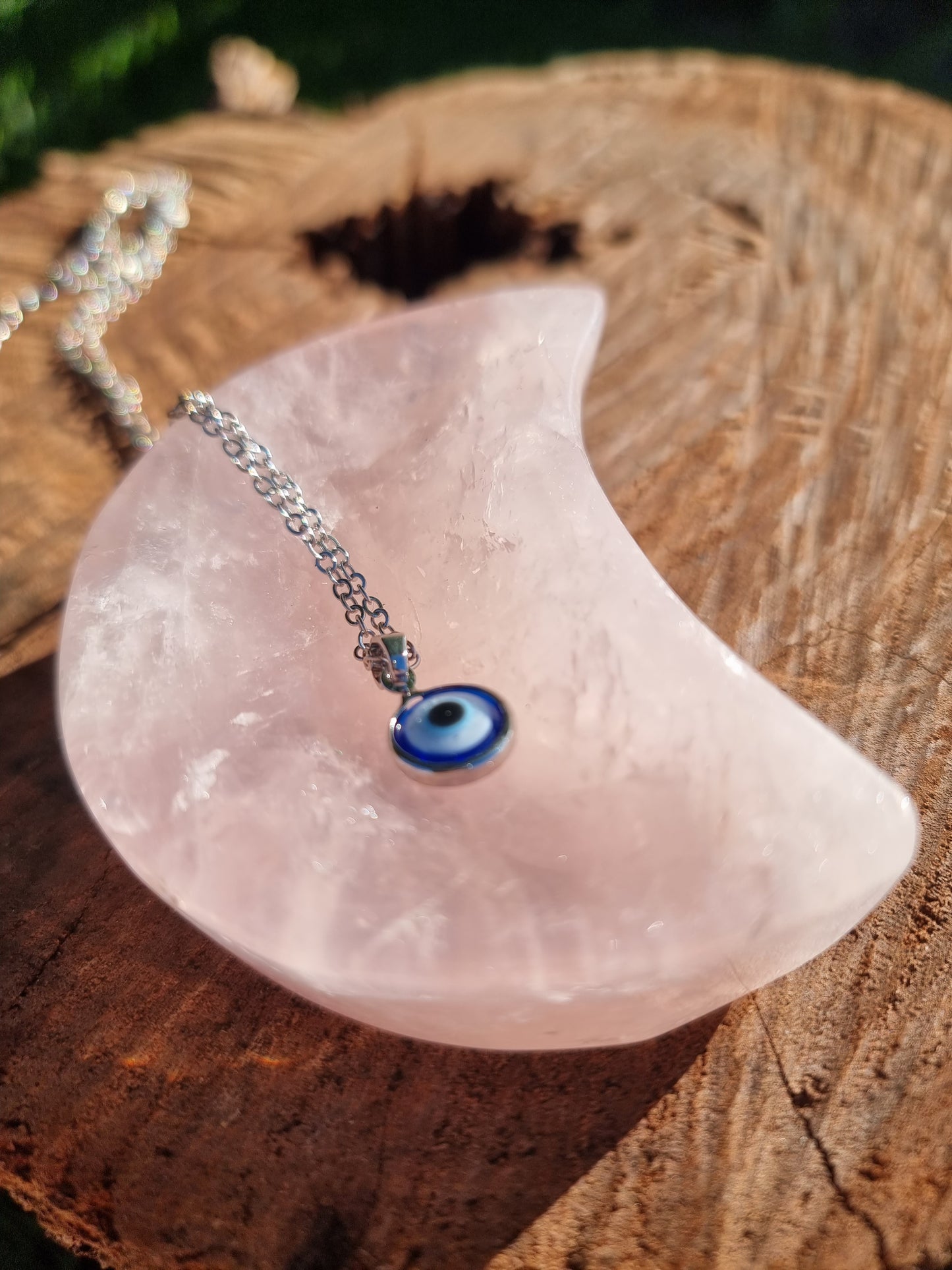 Rose Quartz Moon Bowl