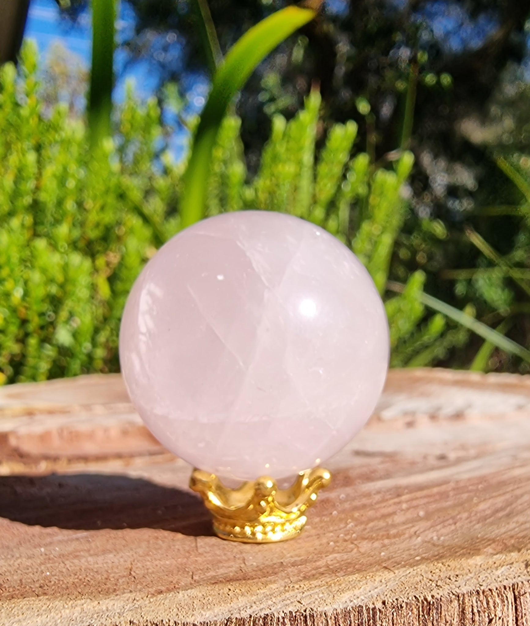 Mini Rose Quartz Sphere