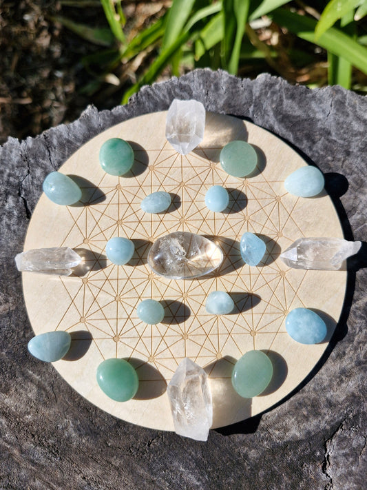 Balance and Calm Crystal Grid