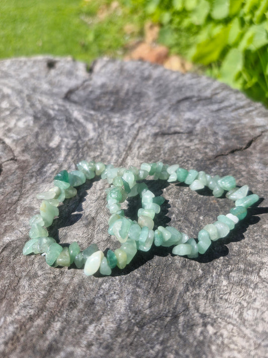 Aventurine Crystal Chip Bracelet