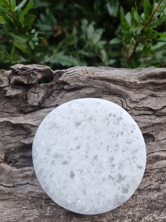 Selenite Charging Plate-Round 70mm