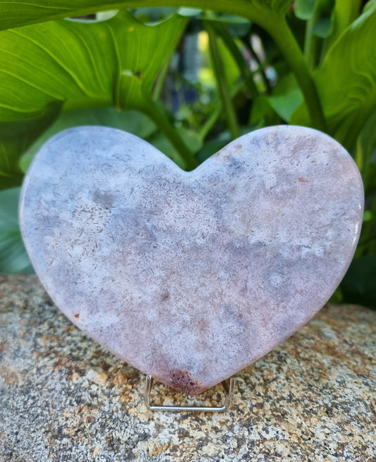 Pink Amethyst Heart#2