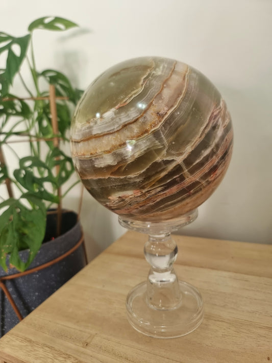 Green Onyx Large Sphere